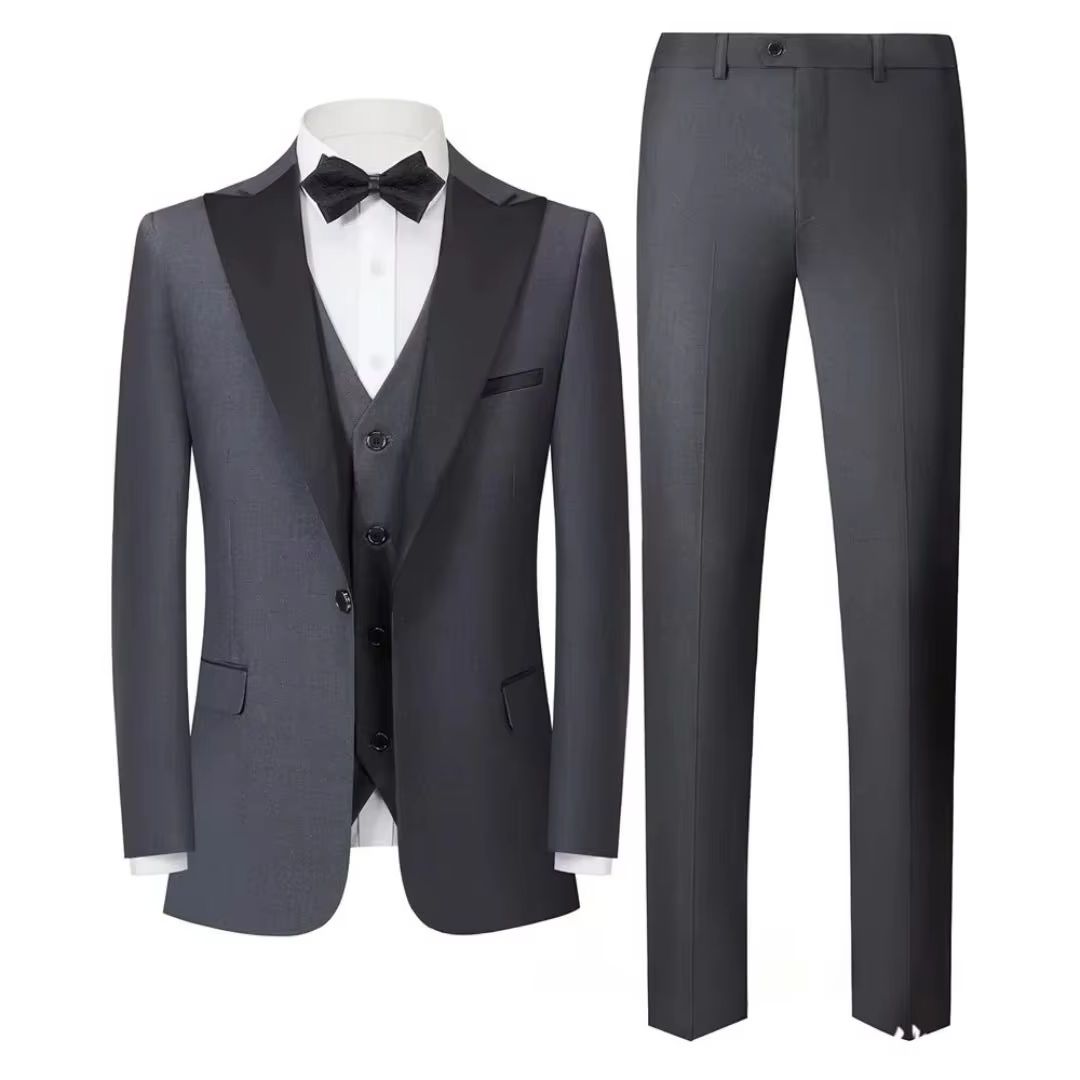 Men'S Formal Wear Not Suit - 남성용 3피스 턱시도 수트 세트, 솔리드
