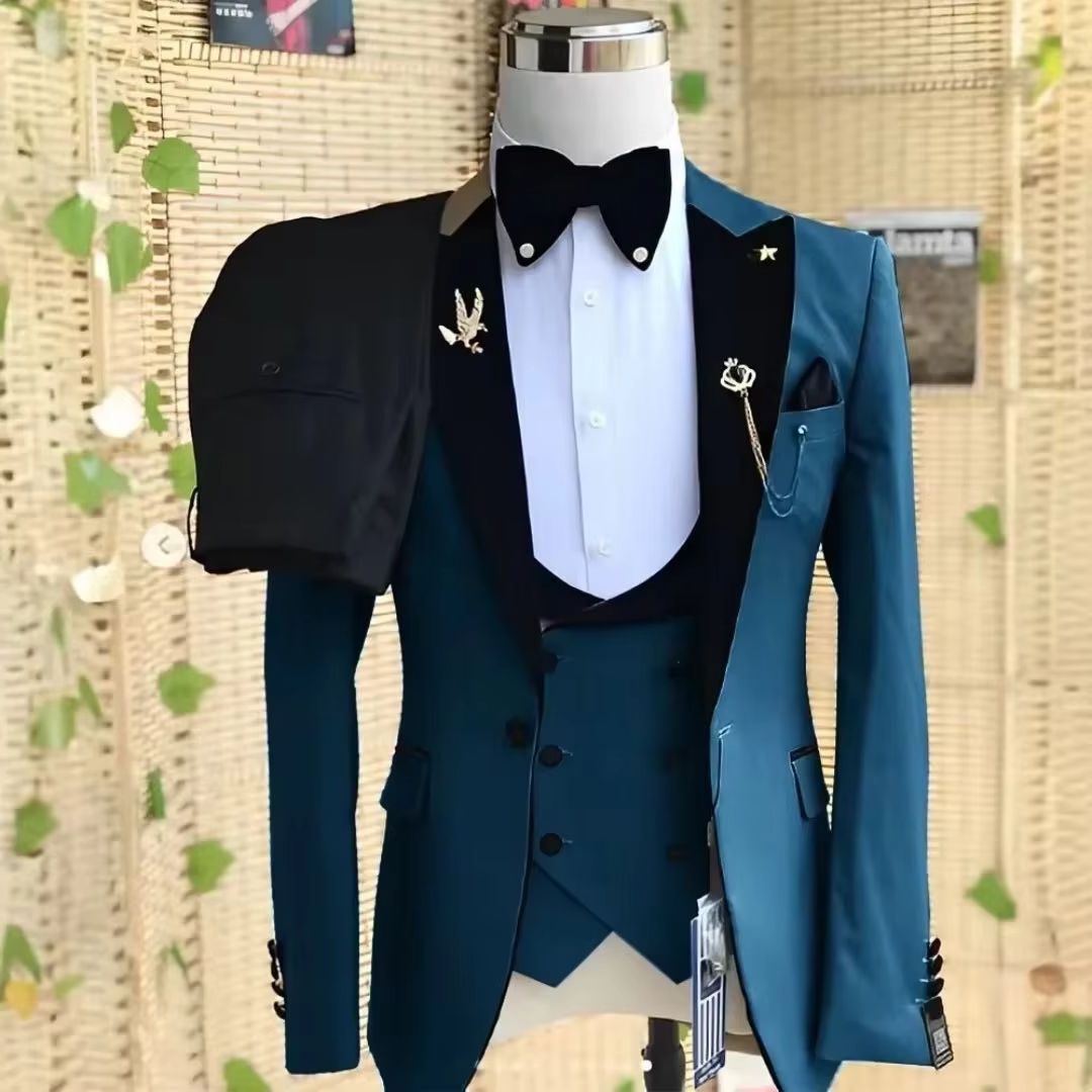 Men'S Formal Wear Not Suit - 우아한 3피스 슬림핏 남성 턱시도 정장