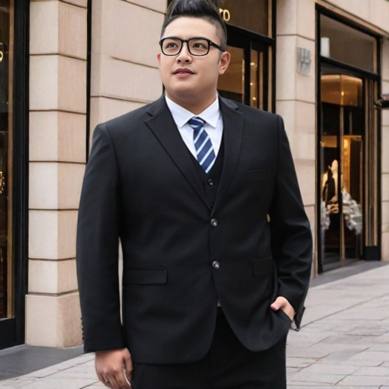 남성 플러스 사이즈 정장 세트, 큰 사이즈 비즈니스 블 - Men'S Formal Wear Big And Tall 리뷰 및 가격