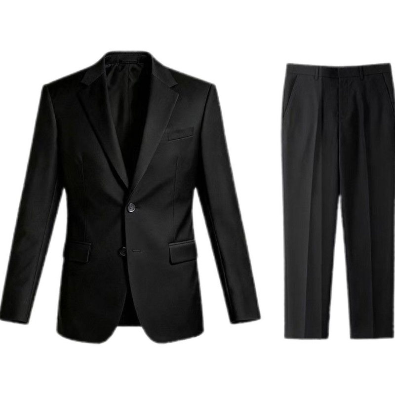 남성용 비즈니스 캐주얼 블랙 정장 세트, 슬림핏, 신랑 - Men'S Formal Wear For Engagement 리뷰 및 가격