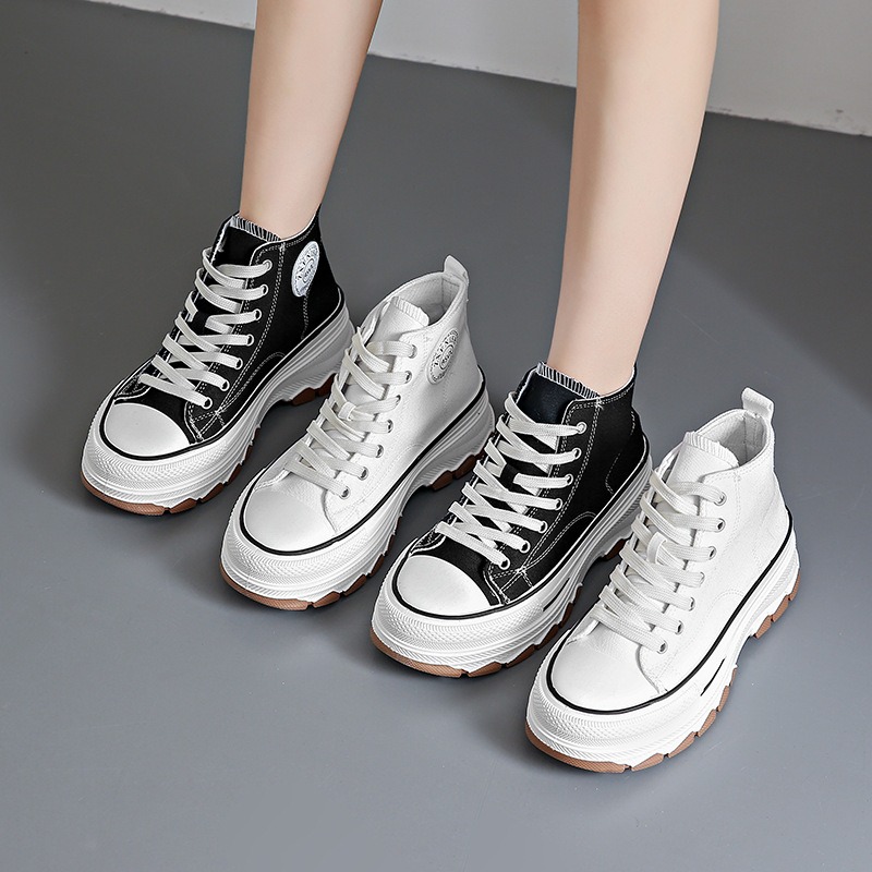 2024 새로운 여성 하이 탑 스니커즈 레이스 업 캐주 - Vans Shoes Old Skool 리뷰 및 가격
