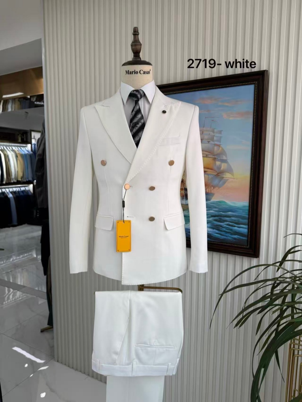 프리미엄 고급 남성 정장 2피스 약혼 파티복 더블 브레 - Men'S Formal Wear For Engagement 리뷰 및 가격