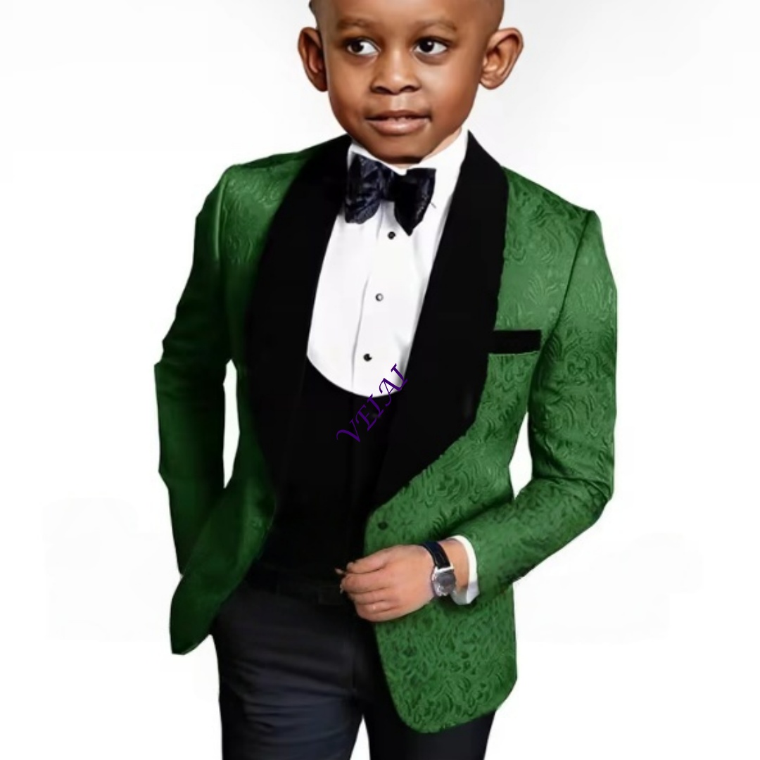 IFashion Boys 꽃무늬 3피스 정장 웨딩 턱시 - Formal Wear For Men Kids 리뷰 및 가격