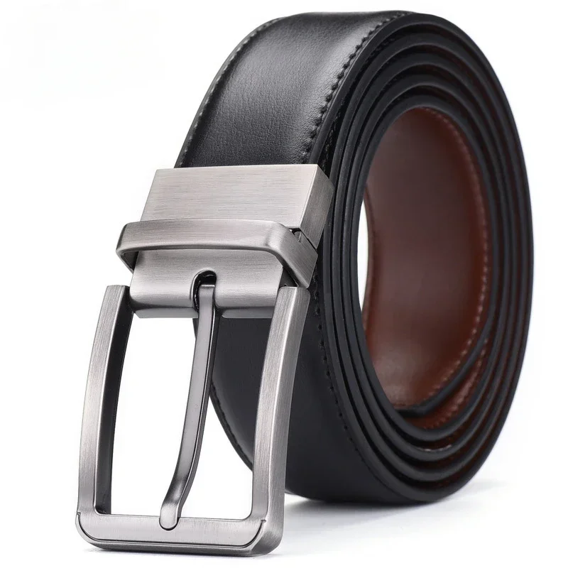 남성용 비즈니스 & 캐주얼 양면 벨트 - 100% 진짜 - Men Formal Wear With Jeans 리뷰 및 가격